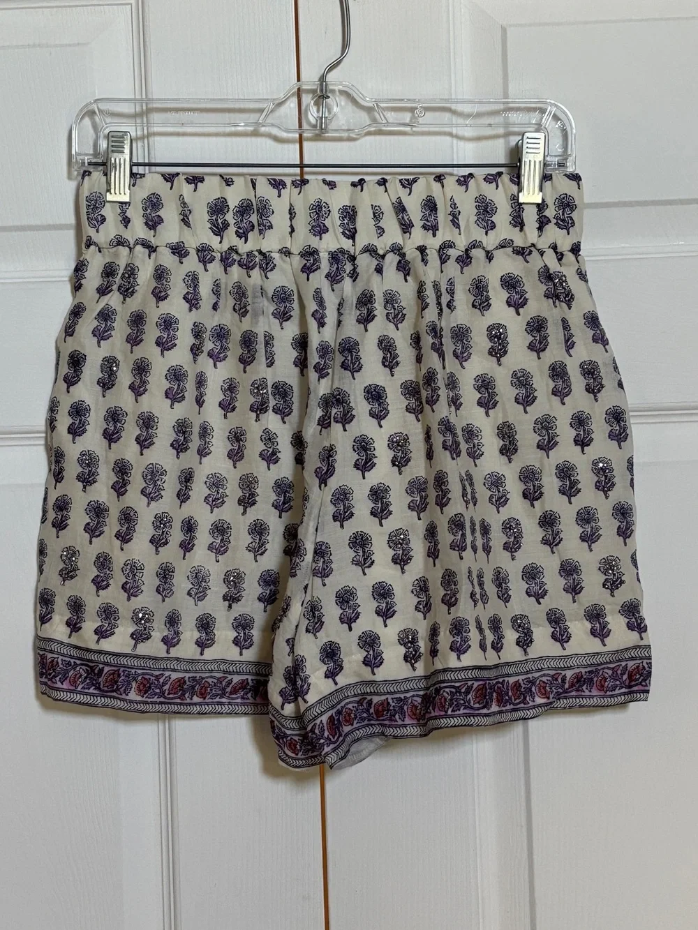 J.Crew NWT Embellished Floral Sequin Beaded Top & Shorts Set XS $276 Retail
